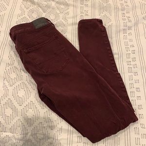 American Eagle hi-rise leggings in dark purple